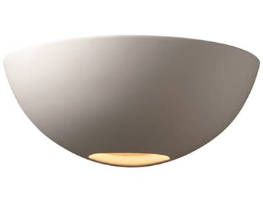 Justice Design Group Ambiance 4" Tall 1-Light White Wall Sconce JDCER1320