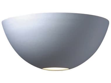 Justice Design Group Ambiance 6" Tall 1-Light White Wall Sconce JDCER1325