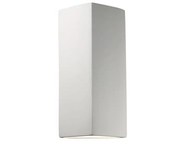 Justice Design Group Ambiance 13" Tall 2-Light White Wall Sconce JDCER5145