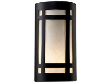 Justice Design Group Ambiance 1 - Light 8'' Outdoor Wall Light (Closed Top) JDCER5490W
