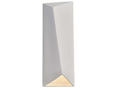 Justice Design Group Ambiance 22" Tall White LED Wall Sconce JDCER5897