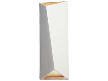 Justice Design Group Ambiance 22" Tall White LED Wall Sconce JDCER5899