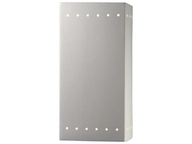 Justice Design Group Ambiance 7'' Outdoor Wall Light with Perfs (Open Top & Bottom) JDCER5965W