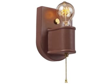 Justice Design Group American Classics 6" Tall 1-Light Red Wall Sconce JDCER7031