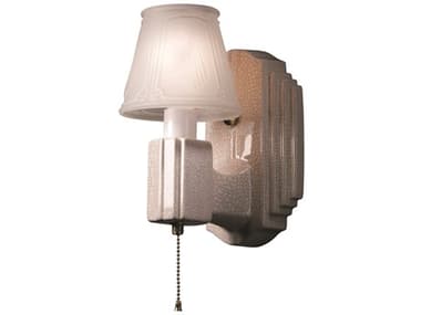 Justice Design Group American Classics 8" Tall 1-Light Brass Glass Wall Sconce JDCER7110