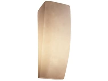 Justice Design Group Clouds 14" Tall 1-Light White Wall Sconce JDCLD5135
