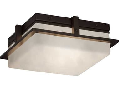 Justice Design Group Clouds Avalon 10'' Outdoor Ceiling Light JDCLD7560W