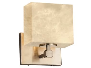 Justice Design Group Clouds 8" Tall 1-Light Nickel Wall Sconce JDCLD8427
