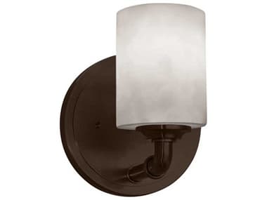 Justice Design Group Clouds 8" Tall 1-Light Bronze Wall Sconce JDCLD8461