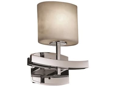 Justice Design Group Clouds 11" Tall 1-Light Chrome Wall Sconce JDCLD8597