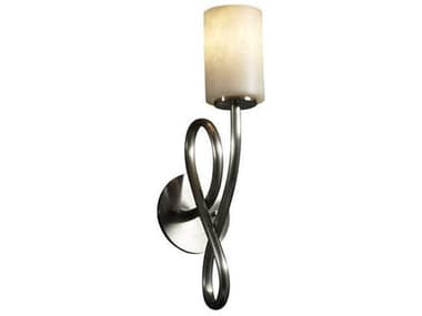 Justice Design Group Clouds 18" Tall 1-Light Nickel Wall Sconce JDCLD8911