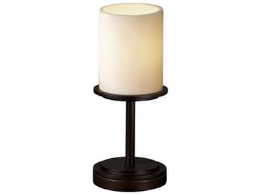 Justice Design Group Candlearia Dakota 12'' High Black Table Lamp JDCNDL8798