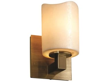 Justice Design Group Candlearia 7" Tall 1-Light Bronze Wall Sconce JDCNDL8921