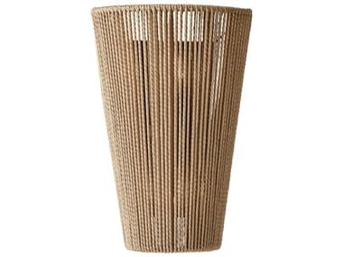 Justice Design Group Eco Nido 2-Light Matte Black Brown Wall Sconce JDECO8297MBLK
