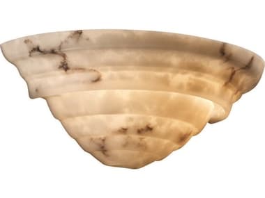 Justice Design Group Lumenaria 6" Tall White Wall Sconce JDFAL1555