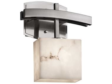 Justice Design Group Lumenaria 11" Tall 1-Light Nickel Wall Sconce JDFAL8597