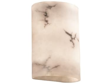 Justice Design Group Lumenaria 9" Tall 2-Light White Wall Sconce JDFAL8857