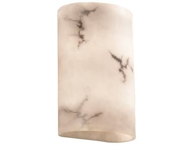 Justice Design Group Lumenaria 12" Tall 2-Light White Wall Sconce JDFAL8858