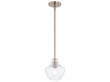 Justice Design Group Fusion Harlow 1-Light Brushed Brass Mini Pendant JDFSN4177SEEDBRSS