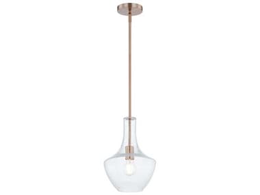 Justice Design Group Fusion Harlow 1-Light Brushed Brass Mini Pendant JDFSN4178SEEDBRSS