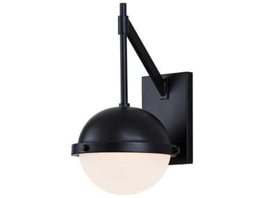 Justice Design Group Fusion Bowery Outdoor Wall Light JDFSN7102WETCHMBLK
