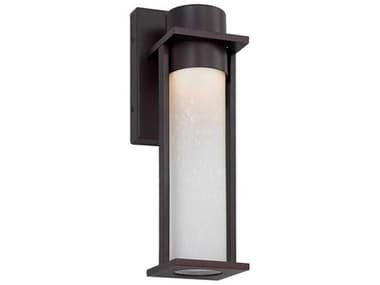 Justice Design Group Fusion Wooster 12'' High Outdoor Wall Light JDFSN7161WETCHMBLK