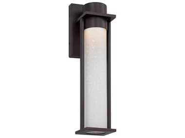 Justice Design Group Fusion Wooster 15'' High Outdoor Wall Light JDFSN7162WETCHMBLK