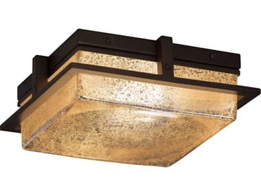Justice Design Group Fusion Avalon 10'' Outdoor Ceiling Light JDFSN7560W