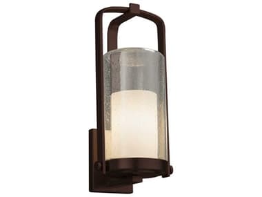 Justice Design Group Fusion Atlantic 17'' High Outdoor Wall Light JDFSN7584W