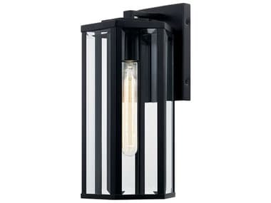 Justice Design Group Fusion Edgeworth 1-Light Outdoor Wall Light JDFSN7671WCLERMBLK