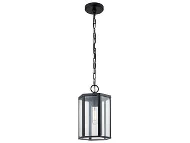 Justice Design Group Fusion Edgeworth 1-Light Outdoor Hanging Light JDFSN7675WCLERMBLK