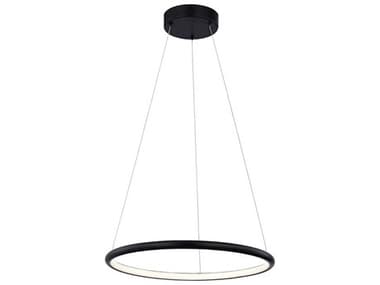 Justice Design Group Matte Black LED Round Pendant JDNSH4481MBLK