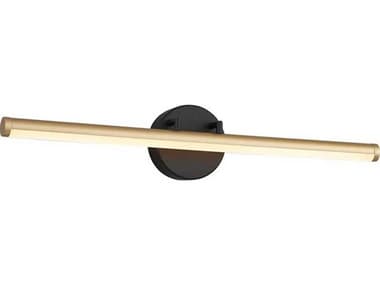 Justice Design Group Matte Black Brass LED Vanity Light JDNSH9115MBBR