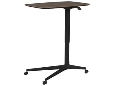 Unique Furniture 200 Collection 27" Walnut Brown Ply Wood Laptop Stand Desk JE245WAL