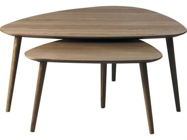 Unique Furniture Adda Wood Smoked Oak End Table JEADDA4859BRW