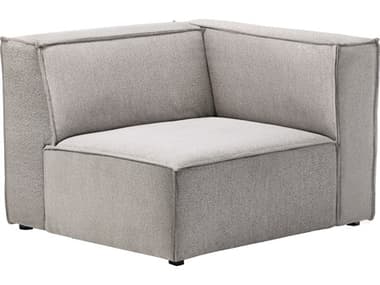 Unique Furniture Beacon 315" Wide Gray Fabric Upholstered Sectional Sofa JEBEAC4730TAUPE