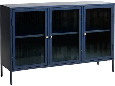 Unique Furniture Vega 52" Blue & Golden Sideboard JEBRCO4458BLUE