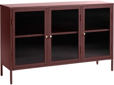 Unique Furniture Vega 52'' Red &amp; Golden Sideboard JEBRCO4458RED