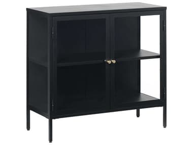 Unique Furniture Altair 35'' Black &amp; Golden Sideboard JECAR4203