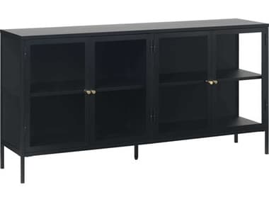 Unique Furniture Altair 67'' Black &amp; Golden Sideboard JECAR4227