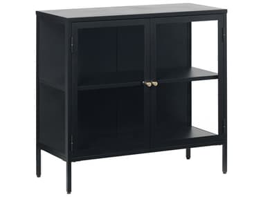 Unique Furniture Altair 35'' Black &amp; Golden Sideboard JECARM4203