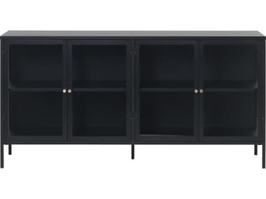 Unique Furniture Altair 67'' Black &amp; Golden Sideboard JECARM4227