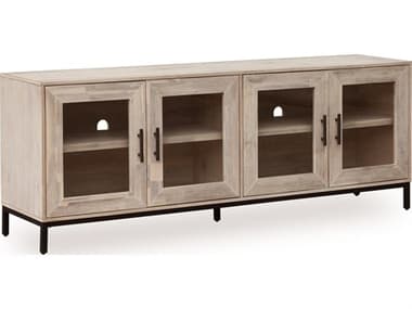Unique Furniture Cascade 84" Mountain White Media Console JECASC8069WH