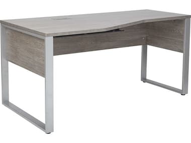 Unique Furniture Kalmar 63" Grey Credenza Desk JEK141LGREY