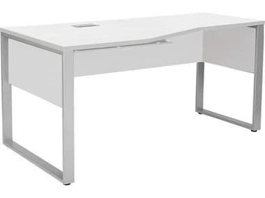 Unique Furniture Kalmar 63" White Credenza Desk JEK141LWH