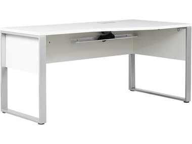 Unique Furniture Kalmar 63" White Ply Wood Writing Desk JEK142WH