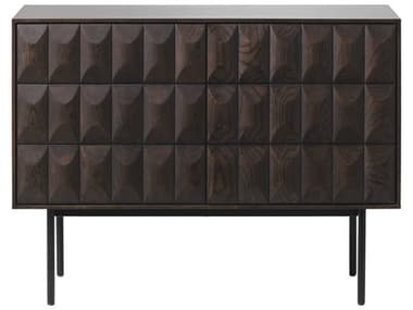 Unique Furniture Latina Oak Wood Black Sideboard JELATI4340