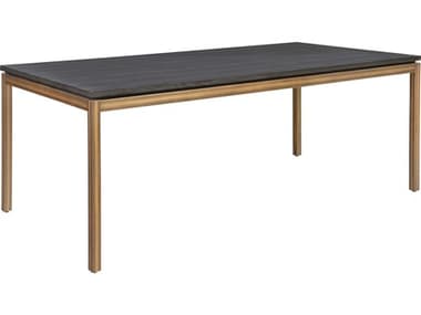 Unique Furniture Lucius Rectangular Wood Grey Ash Dining Table JELUCI4588