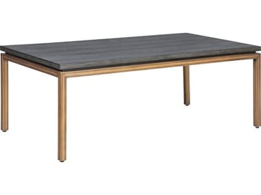 Unique Furniture Lucius Rectangular Wood Grey Ash Coffee Table JELUCI4591