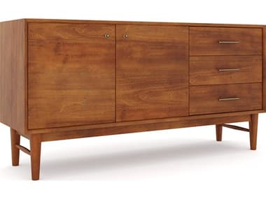 Unique Furniture Lavina 63" Walnut Wood Sideboard JELVNA4065